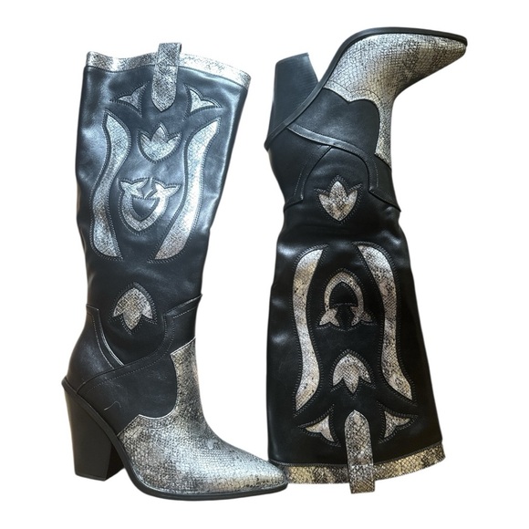ANN CREEK 'Boma' Western Boots - Size 9.5 |
Stunning Black & White Design! - Picture 6 of 13